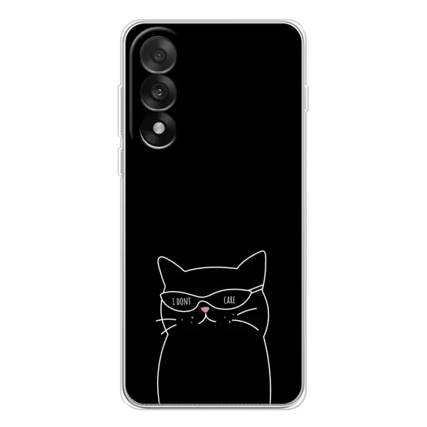 Чехол с принтом «Равнодушный кот» для OnePlus Ace 5 Ultra Чехол с принтом «Равнодушный кот» для OnePlus Ace 5 Ultra
