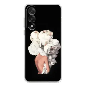 Чехлы (ART) Цветы на OnePlus Ace 5 Ultra (VPrint) (Белые цветы)