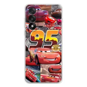 Силиконовый чехол Маквин для OnePlus Ace 5 Ultra (Коллаж Молния Маквин)