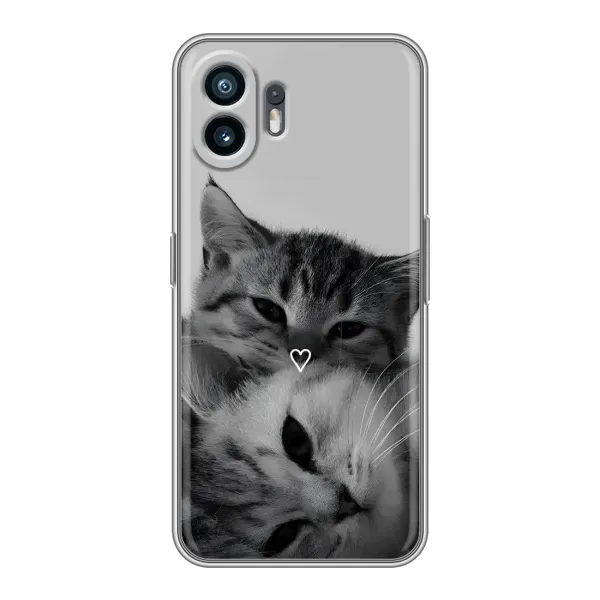 Чохол з принтом «Пара котів» для OnePlus Ace 6T