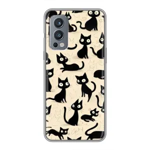 Чехол с рисунком кот на OnePlus Nord 2
