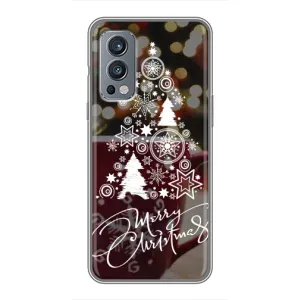 Рождественские Чехлы для OnePlus Nord 2 (VPrint) (Елочка узорная)
