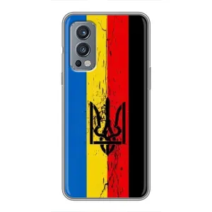 Украинские Чехлы для OnePlus Nord 2 с картинкой УПА (AlphaPrint) (Флаг УПА)