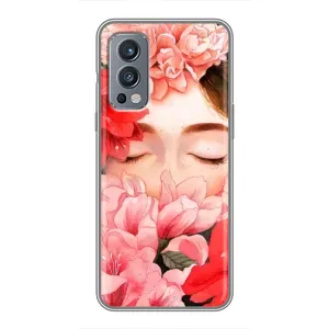 Чехлы (ART) Цветы на OnePlus Nord 2 (VPrint) (Глаза в цветах)