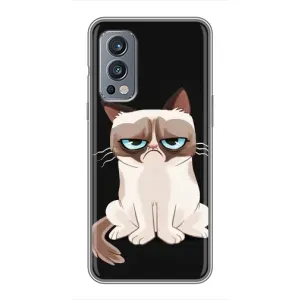 Чехол с принтом «Грустный кот» для OnePlus Nord 2