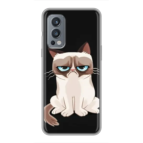 Чехол с принтом «Грустный кот» для OnePlus Nord 2 Чехол с принтом «Грустный кот» для OnePlus Nord 2