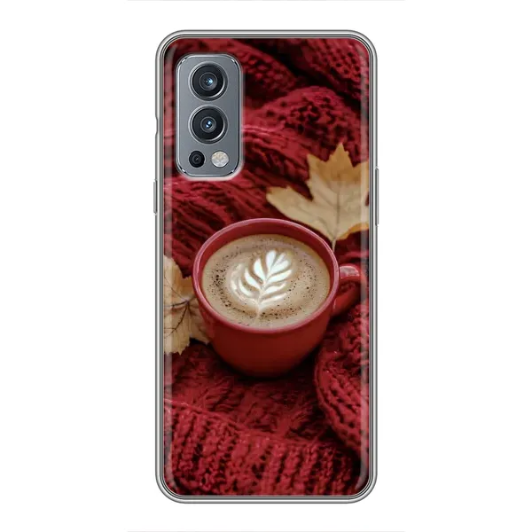 Чехол с принтом «Кофе на пледе» для OnePlus Nord 2