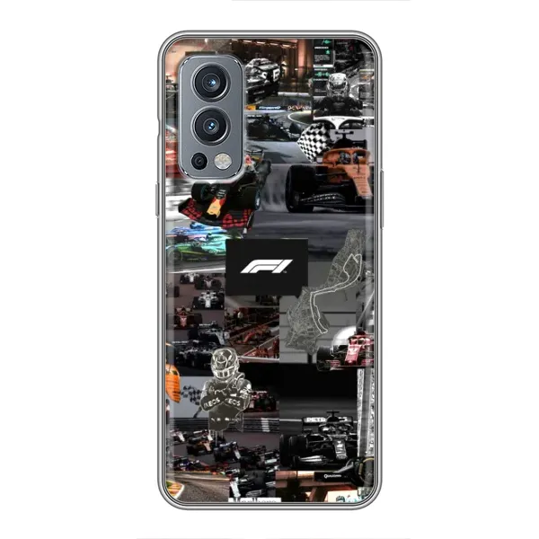 Чехол с принтом «Гоночный коллаж Ф1» для OnePlus Nord 2