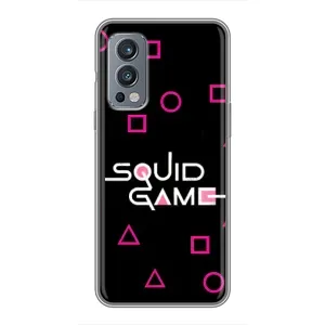 Чехол Гра в кальмара для OnePlus Nord 2 (Паттерн Игра кальмара)