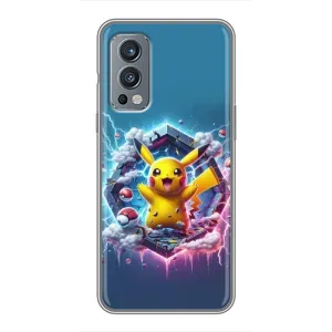 Чехол с принтом «Лого Пикачу» для OnePlus Nord 2