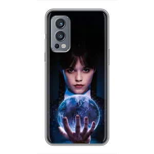Чехол с дизайном Венздей 2 на OnePlus Nord 2 (Магическая сфера Уэнздей)
