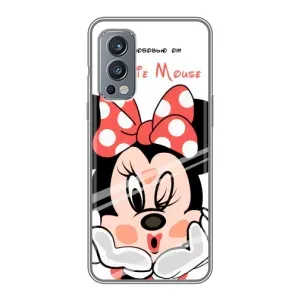 Міккі Маус чохол для OnePlus Nord 2 (AlphaPrint - Мультяшні) (Маус Мінні)