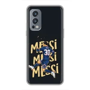 Чохли для OnePlus Nord 2 (Leo чемпіон) (AlphaPrint) (Messi ПСЖ)