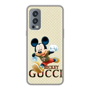 Чохол Disney Mouse OnePlus Nord 2 (PREMIUMPrint) (Mikki Gucci)