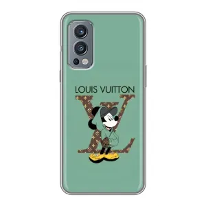 Чохли Луі Вітон для OnePlus Nord 2 (AlphaPrint - LOUIS VUITTON) (Міккі Маус LV)