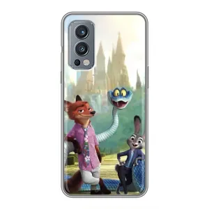 Чехол Зоотрополіс на OnePlus Nord 2 (Герои мультфильма Зверополис)