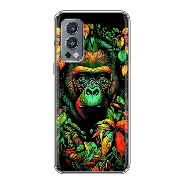 Чехол с принтом «Обезьяна в тропиках» для OnePlus Nord 2