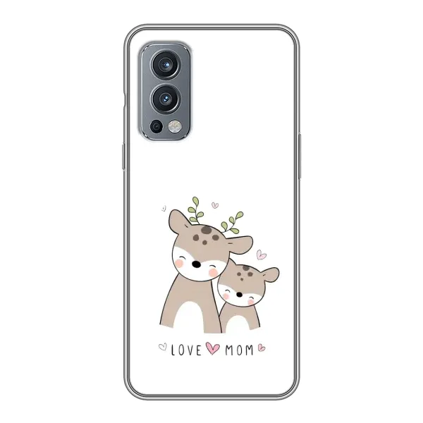 Чохол з принтом «Оленята мама і малюк» для OnePlus Nord 2