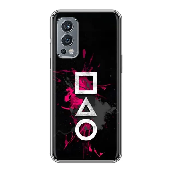 Чехол с принтом «Символы Игра кальмара» для OnePlus Nord 2 Чехол с принтом «Символы Игра кальмара» для OnePlus Nord 2