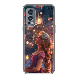 Чехол Рапунцель для OnePlus Nord 2 (Рапунцель фонарики)