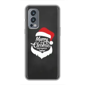 Рождественские Чехлы для OnePlus Nord 2 (VPrint) (Санта Крисмас)