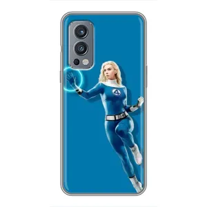 Чехол с принтом Фантастическая четверка для OnePlus Nord 2 (Сью Сторм полет)