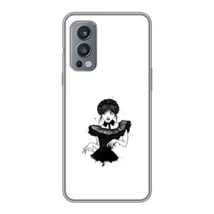 Чехлы Венсдей на OnePlus Nord 2 Уэнсдей (AlphaPrint) (танец Уэнздей)