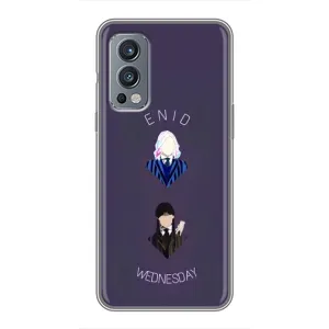 Чехлы Венсдей на OnePlus Nord 2 Уэнсдей (AlphaPrint) (Уэнздей и подруга)