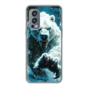 Чехол с картинкой «Хищники» для OnePlus Nord 2 (Полярный медведь)