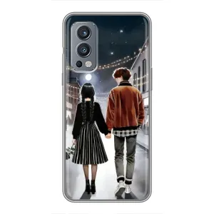 Чехол с дизайном Венздей 2 на OnePlus Nord 2 (Уэнздей и Тайлер)
