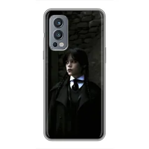 Чехол с дизайном Венздей 2 на OnePlus Nord 2 (Темный стиль Уэнздей)