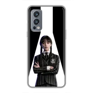 Чехлы Венсдей на OnePlus Nord 2 Уэнсдей (AlphaPrint) (W-Wednesday)