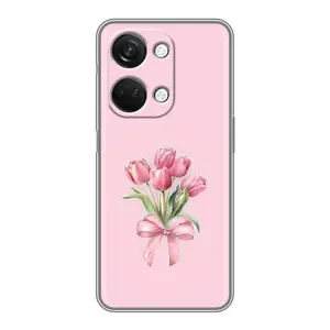 Чохол з розовим принтом для OnePlus Nord 3 5G (Букет квітів)