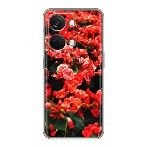 Чохли з квітами для OnePlus Nord 3 5G (VPrint) (Квіти червоні)