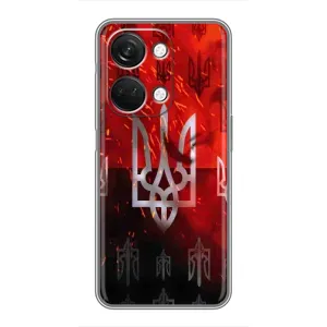 Украинские Чехлы для OnePlus Nord 3 5G с картинкой УПА (AlphaPrint) (ГЕРБ УПА)