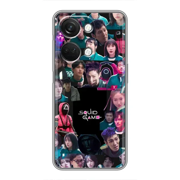 Чохол з принтом «Колаж Гра кальмара» для OnePlus Nord 3 5G Чохол з принтом «Колаж Гра кальмара» для OnePlus Nord 3 5G