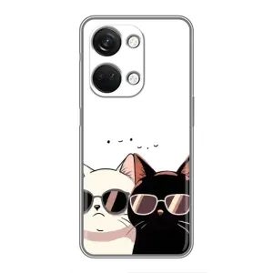 Чохол з малюнком кіт на OnePlus Nord 3 5G (Коти в окулярах)