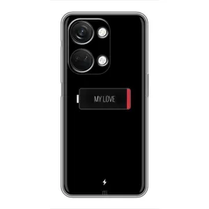 Чехлы для любимой на OnePlus Норд 3 5G (VPrint) (Love battery)