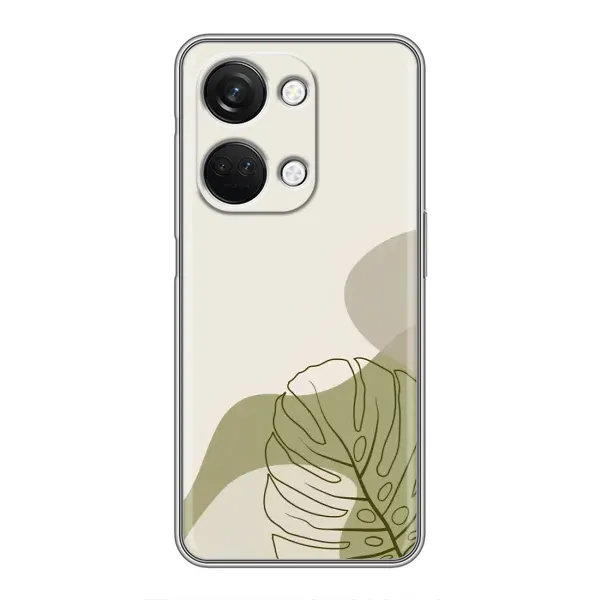 Чехол с принтом «Зеленая монстера дизайн» для OnePlus Nord 3 5G