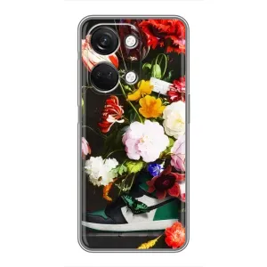 Бренднові Чохли для OnePlus Nord 3 5G - (PREMIUMPrint) (Nike цветы)