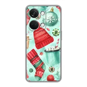 Новорічні Чохли для OnePlus Норд 3 5G (VPrint) (Одяг НР)
