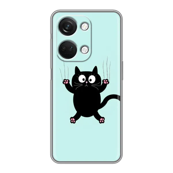 Чехол с принтом «Падающий кот» для OnePlus Nord 3 5G