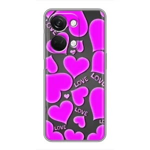 Чехлы для любимой на OnePlus Норд 3 5G (VPrint) (Pink hearts)