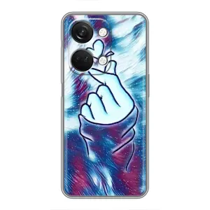 Чехол с принтом «Радужное сердце» для OnePlus Nord 3 5G