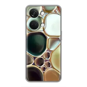 Мраморний чехол на OnePlus Nord 3 5G (VPrint) (Радужний Мрамор)