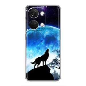 Защитные чехлы для ВанПлас Норд 3 5G (AlphaPrint) (ХИТ продаж) ВОЛК (Волк на луну)
