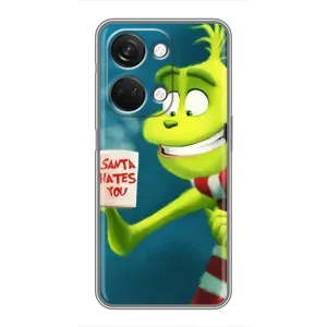 Різдвяні Чохли для OnePlus Nord 3 5G (VPrint) (Зелений Грінч)