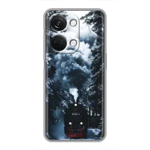 Новорічні, Святкові Чохли для OnePlus Nord 3 5G - 2024 год (Зимовий потяг)