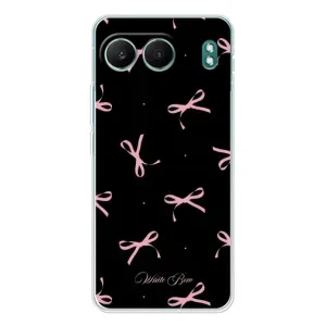 Чохол з бантиками на OnePlus НоРД 4 (Банти на чорному)
