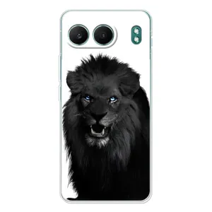 Чехлы с картинками животных OnePlus Nord 4 (Черный ЛЕВ)